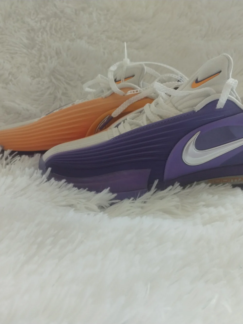 Nike Zoom Air Purple and Orange Sneakers